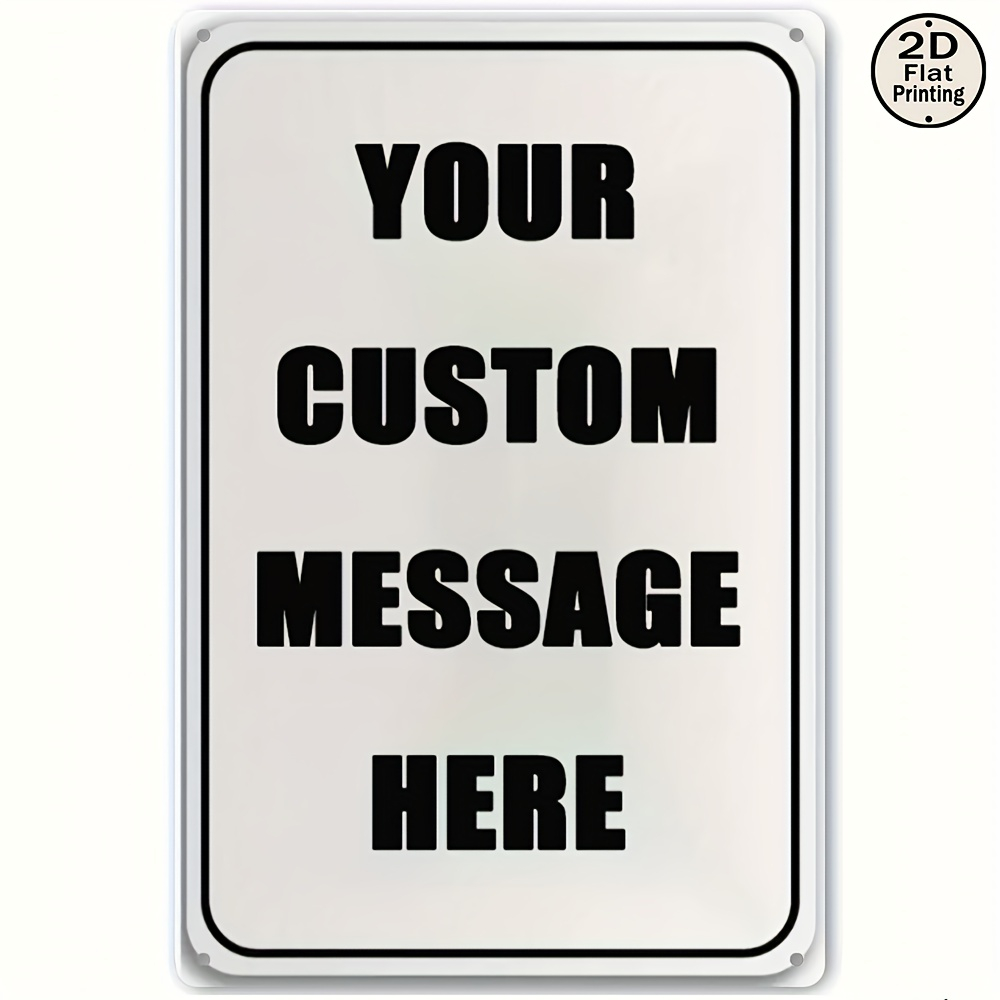 Company Profile Printing - Plaque murale en métal personnalisée avec